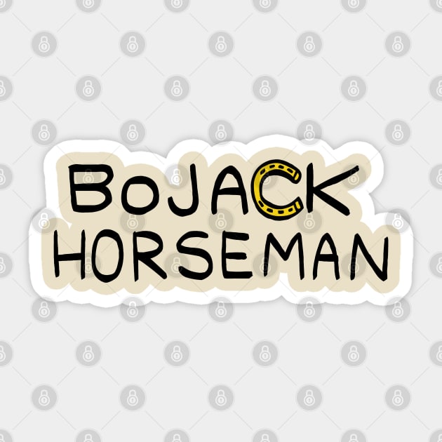 Horseman Sticker by 1001 Artwork